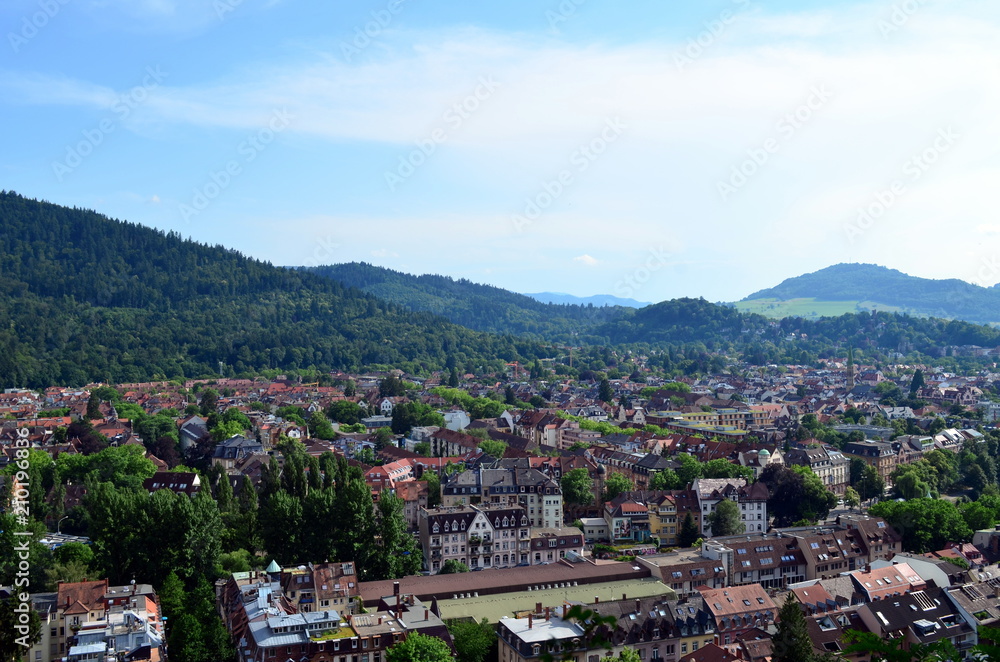 Blick auf Freiburg-Wiehre