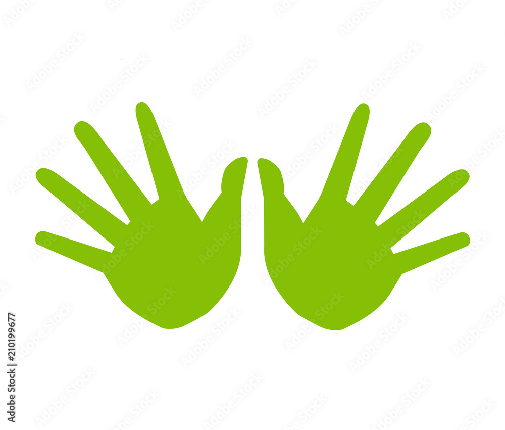 Vector illustration of hands. Left arm and right.
Vector illustration of hands. Left arm and right.