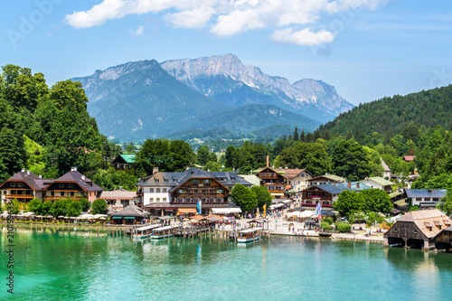 Village at Lake "Königssee", Bavaria, Germany