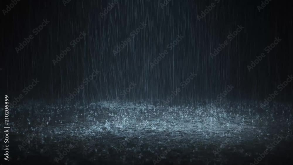 Rainy background - Seamless loop