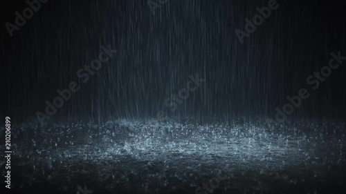 Rainy background - Seamless loop photo