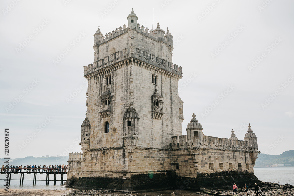 Torre de Belem or the Belem Tower is one of the attractions of Lisbon. The fortress was built in 1515-1521. This is one of the favorite places for tourists to visit the city.