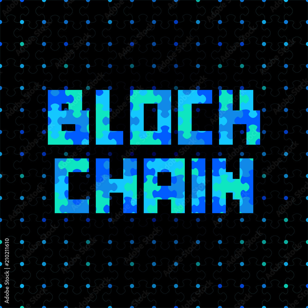 blockchain distributed ledger technology illustration. blockchain distributed ledger technology illustration.