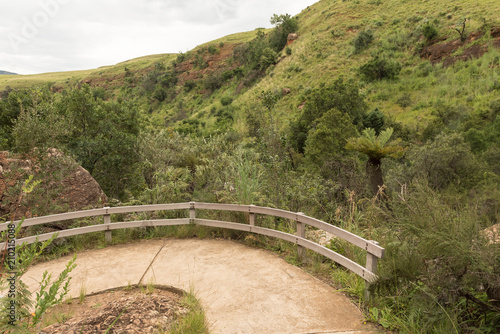 Hiking trail to the Cascades near Mahai in Kwazulu-Natal photo