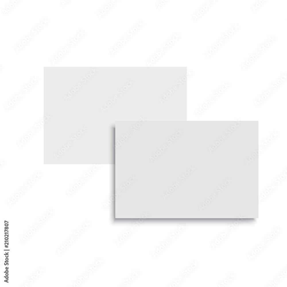 Blank of business card template. Vector illustration Blank of business card template. Vector illustration