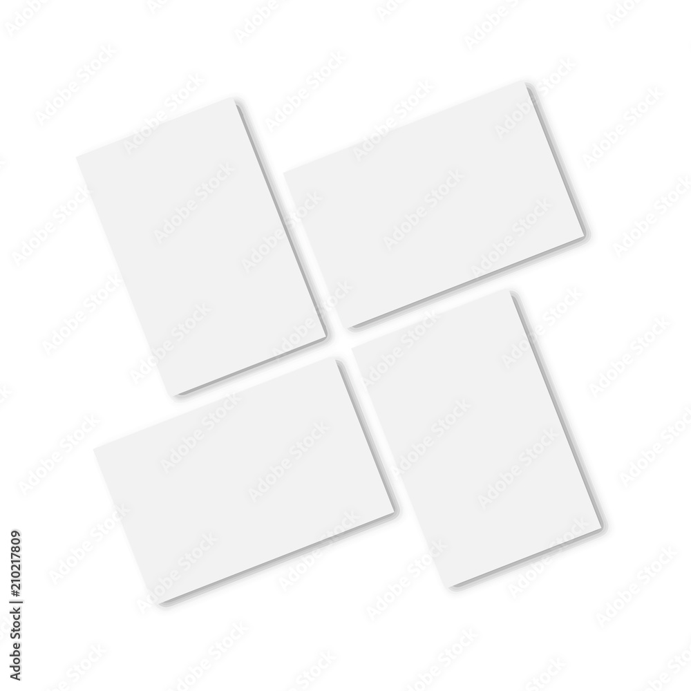 Blank of business card template. Vector illustration Blank of business card template. Vector illustration