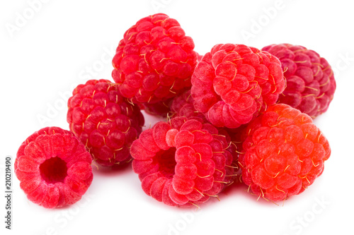 Raspberry. Raspberry isolated. Raspberry on white background