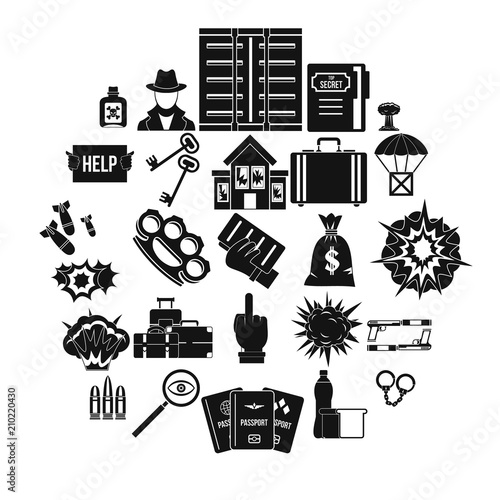 Blame icons set. Simple set of 25 blame vector icons for web isolated on white background