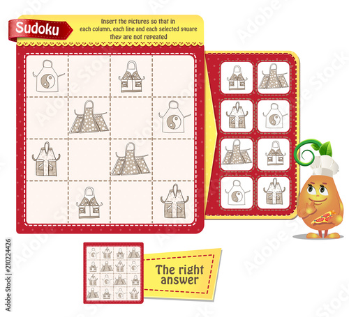 sudoku  adults  iq  kitchen aprons