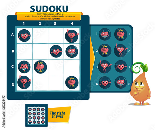 sudoku game heart logic