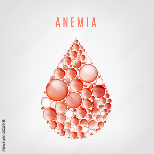 Anemia and Hemophilia concept