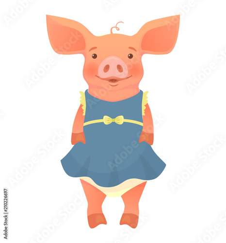 Piggy in dress
