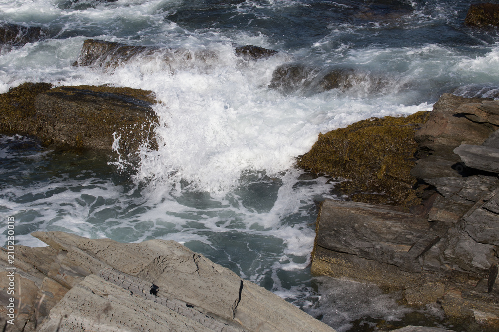 Fototapeta premium Crashing waves