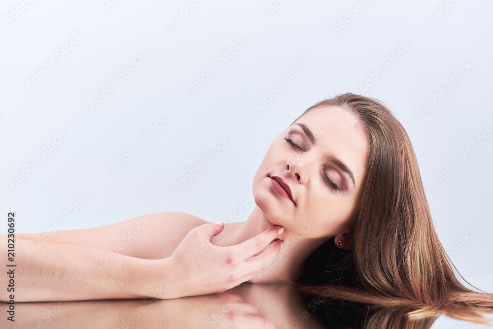 Beauty portrait of young woman Beauty portrait of young woman