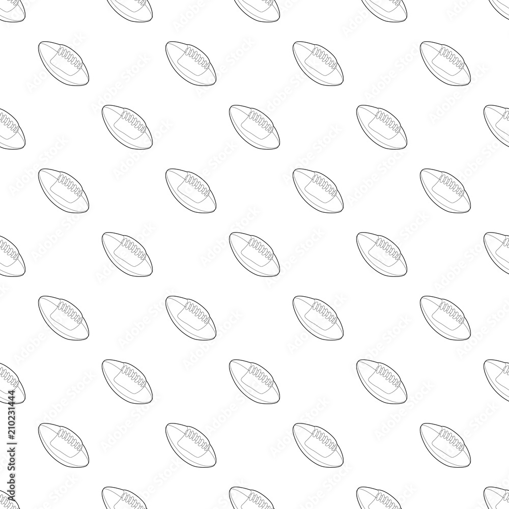 Rugby ball pattern vector seamless repeating for any web design Rugby ball pattern vector seamless repeating for any web design