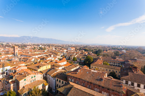 Lucca view from Guinigi Tower.