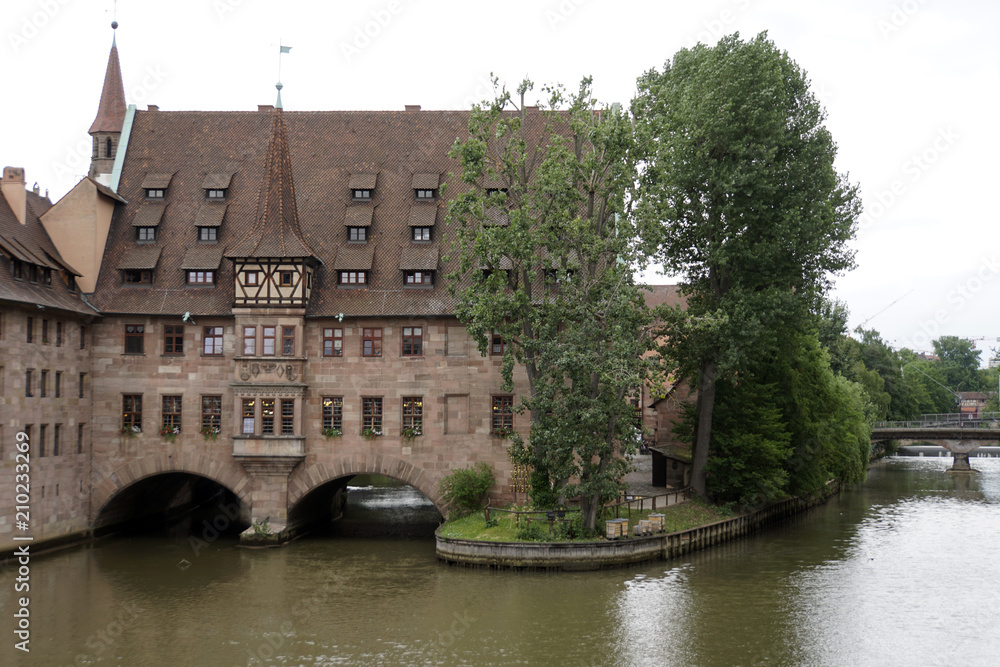 historische Altstadt Nürnberg - Heilig-Geist-Spital