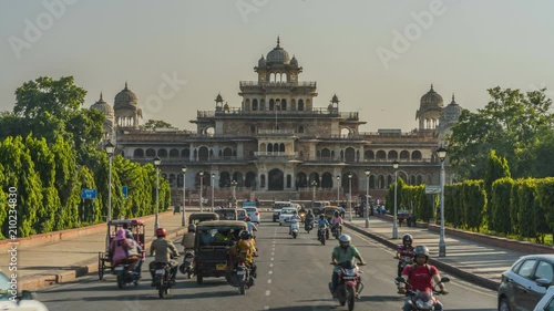 Albert hall in Jaipur, 4k time lapse footage