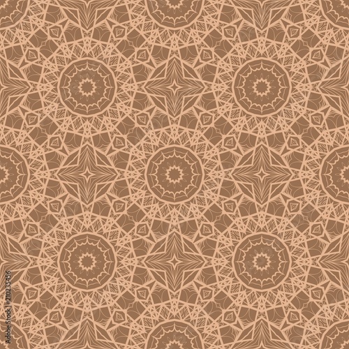 Decorative Square Template for Fabric Print. Azhure floral seamless pattern. Vector illustration. For fabric, bandana, carpet, shawl design.