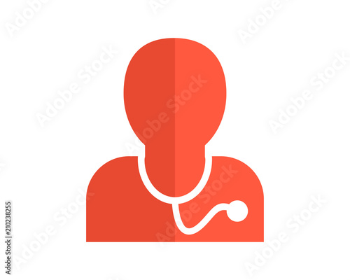 doctor silhouette medical medicare pharmacy clinic image vector icon logo