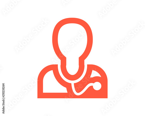 doctor silhouette medical medicare pharmacy clinic image vector icon logo