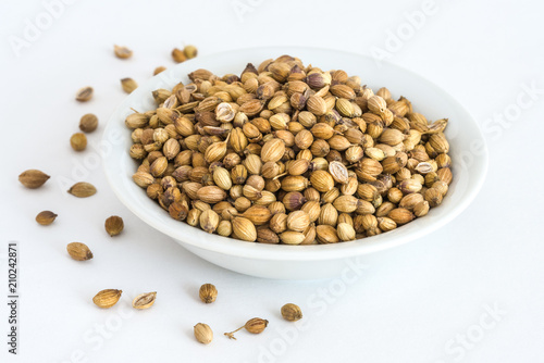 Coriander Seeds in a Bowl