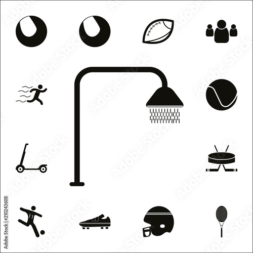 Shower icon. Detailed set of Sport icons. Premium quality graphic design sign. One of the collection icons for websites, web design, mobile app photo