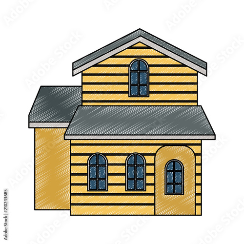 Wooden house real estate