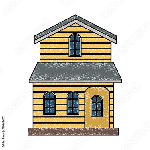 Wooden house real estate