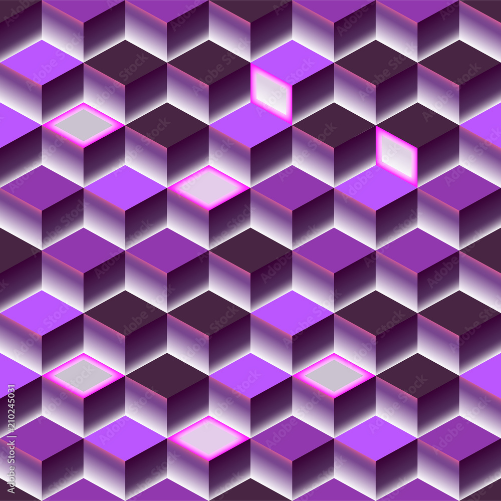 Brigt violet abstract texture. Vector background 3d cube. For cover, book, website design, poster, flyer, advertising. Brigt violet abstract texture. Vector background 3d cube. For cover, book, website design, poster, flyer, advertising.
