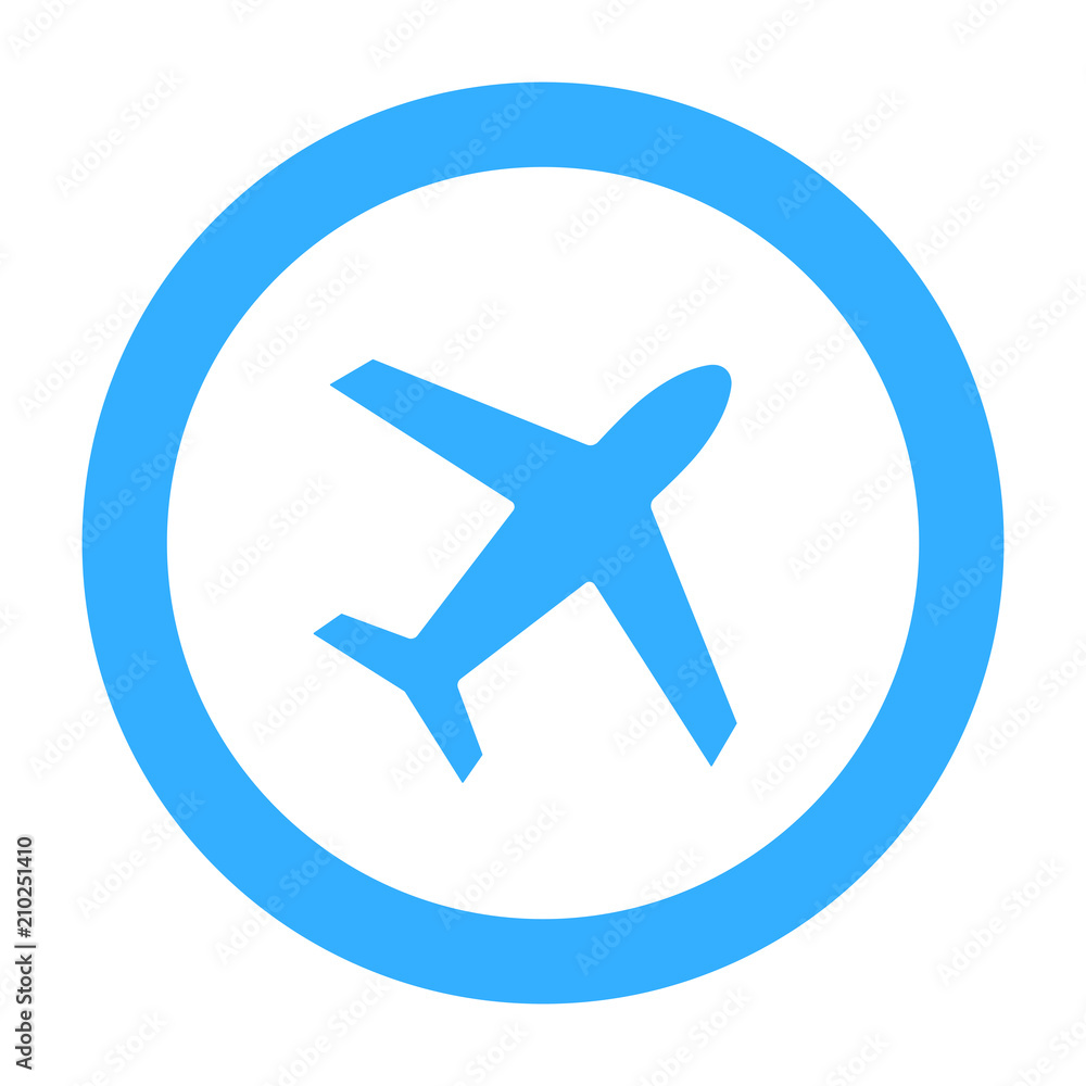 travel icon, plane, airplane