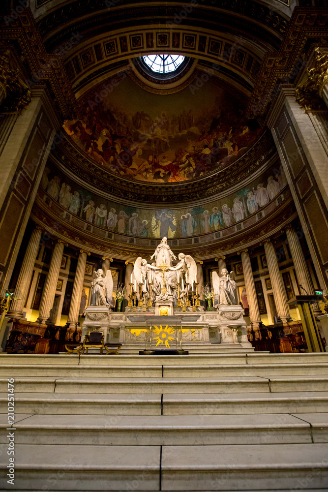 Madeleine Church was designed in its present form as a temple to the glory of Napoleon's army.