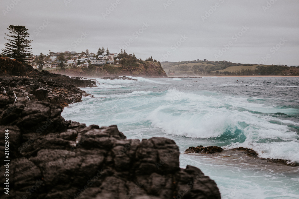 Stormy Australian Coast