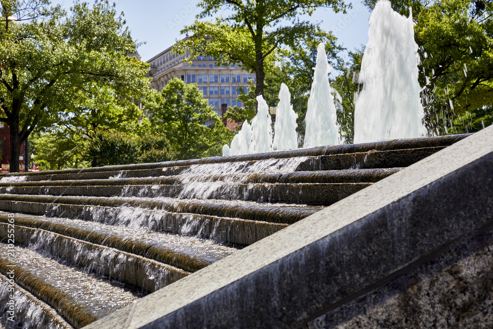 United States Navy Memorial Water Fountain