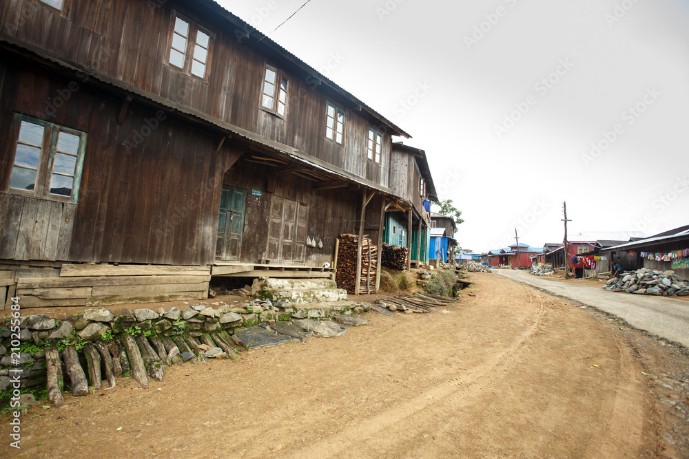 Rustic Village in Burma
