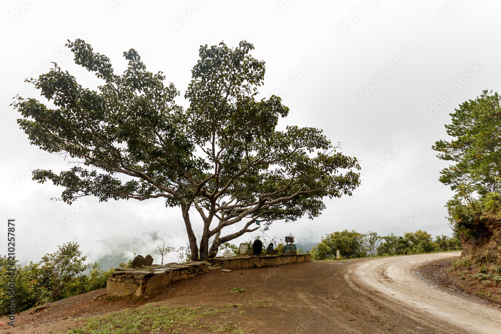 Dirt Road in Chin State, Myanmar Dirt Road in Chin State, Myanmar