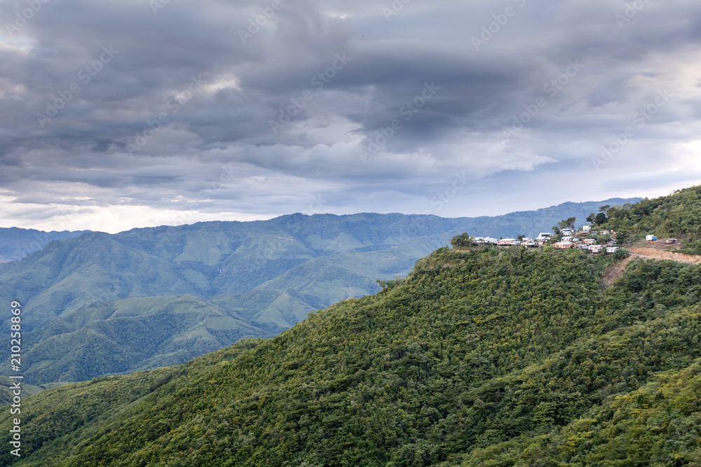 Naklejka premium Scenic View, Chin Stae, Myanmar