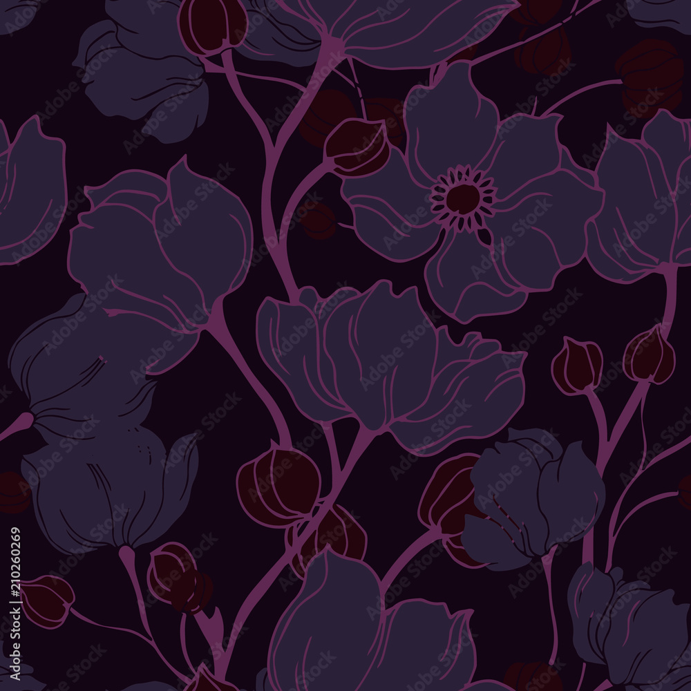 Abstract elegance pattern with floral background. Abstract elegance pattern with floral background.