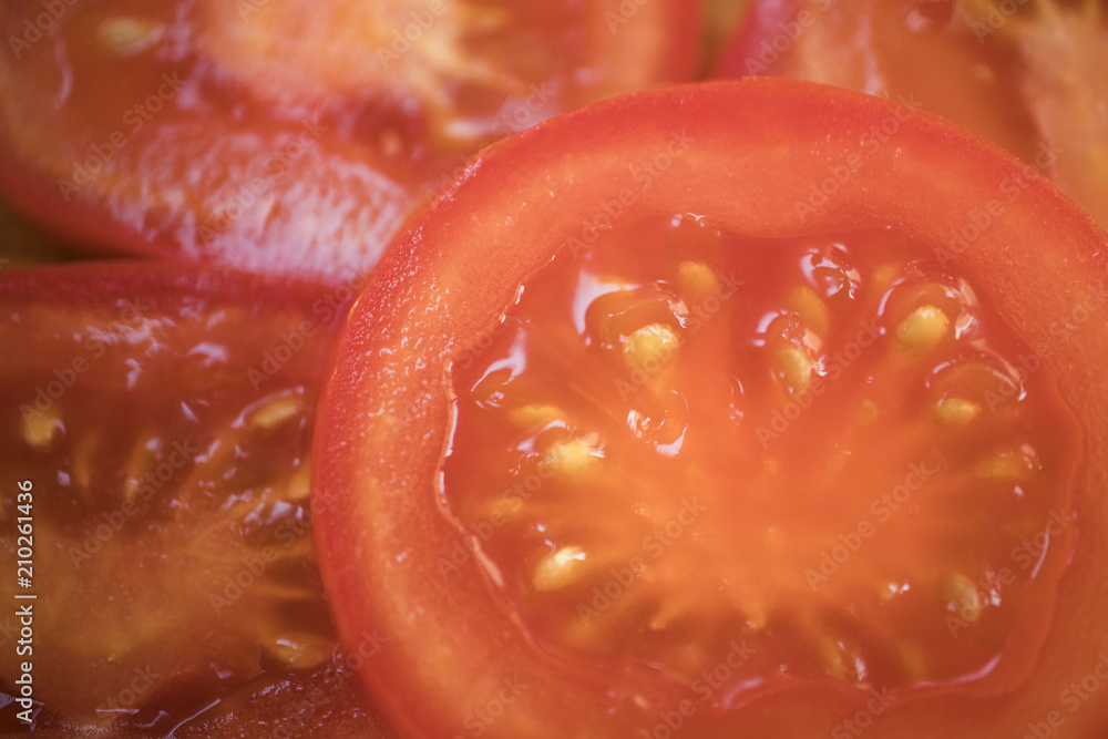 Ripe Tomatoes Macro Ripe Tomatoes Macro