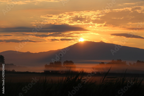 Wallpaper Mural Mount Ventoux in France, a morning Torontodigital.ca