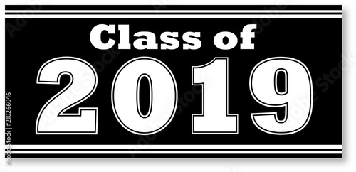 Class of 2019 Banner Black