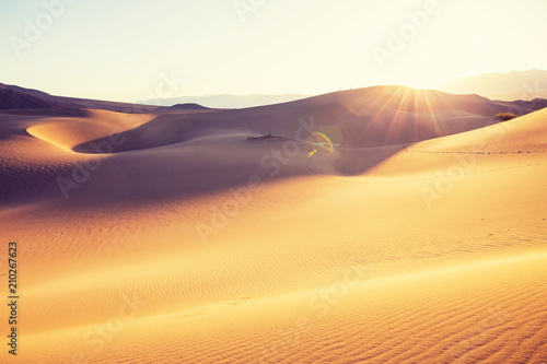 Sand dunes in California