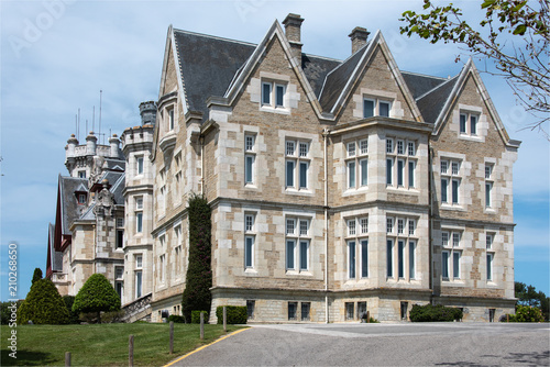 château d'Alphonse XIII à Santander sur la péninsule de la Magdalena