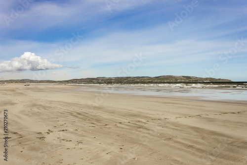 Benone Strand, also called Downhill Beach, a large sand strand in Castlerock, Derry County, Northern Ireland