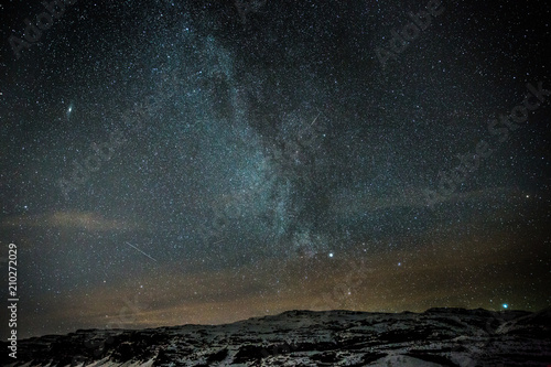 Unsere Milchstraße über Island