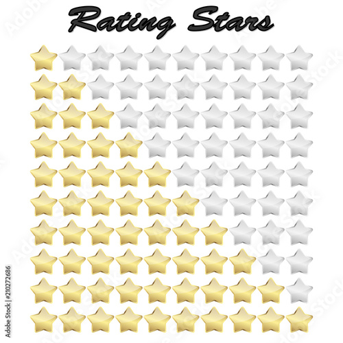review stars vector