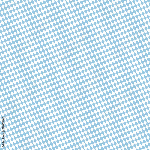 seamless blue white checkered Oktoberfest background