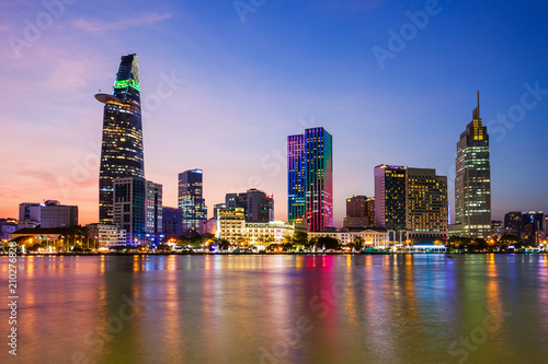 Ho Chi Minh city skyline photo