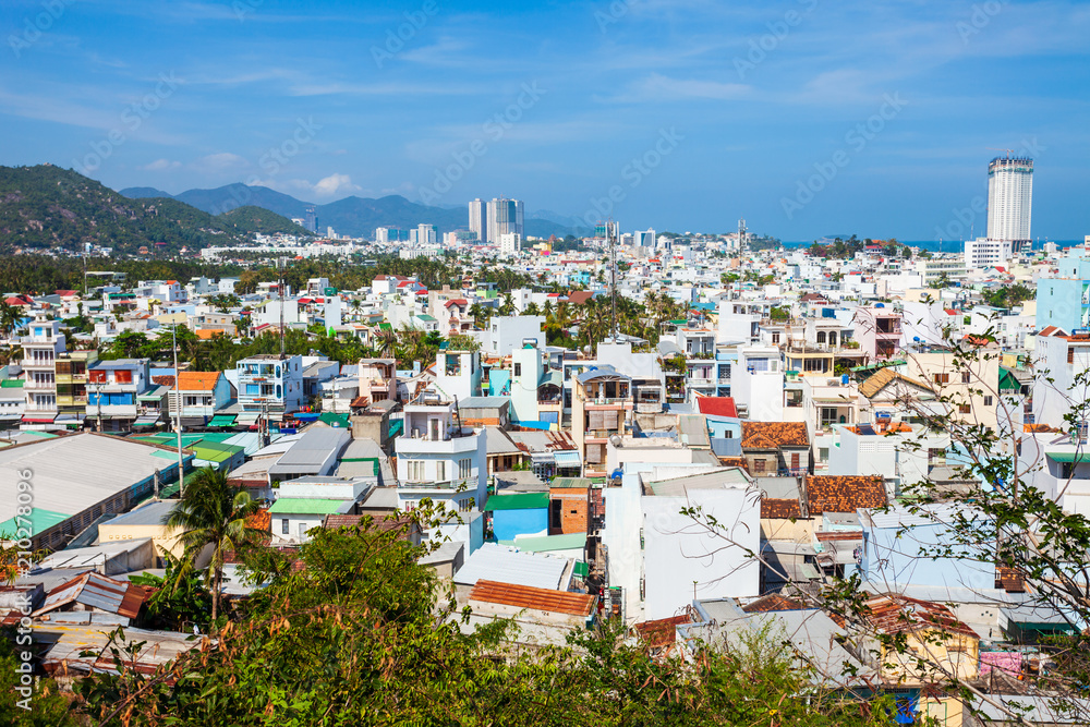 Nha Trang city aerial view