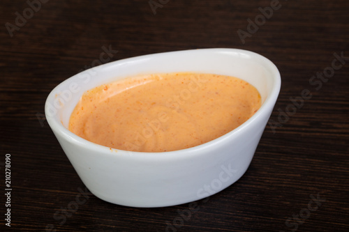 Appetizing spicy sauce